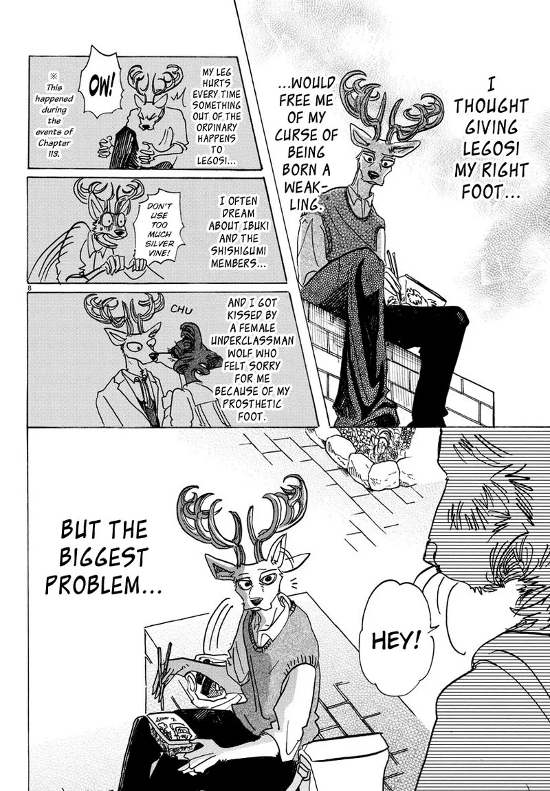Beastars Chapter 130 page 8
