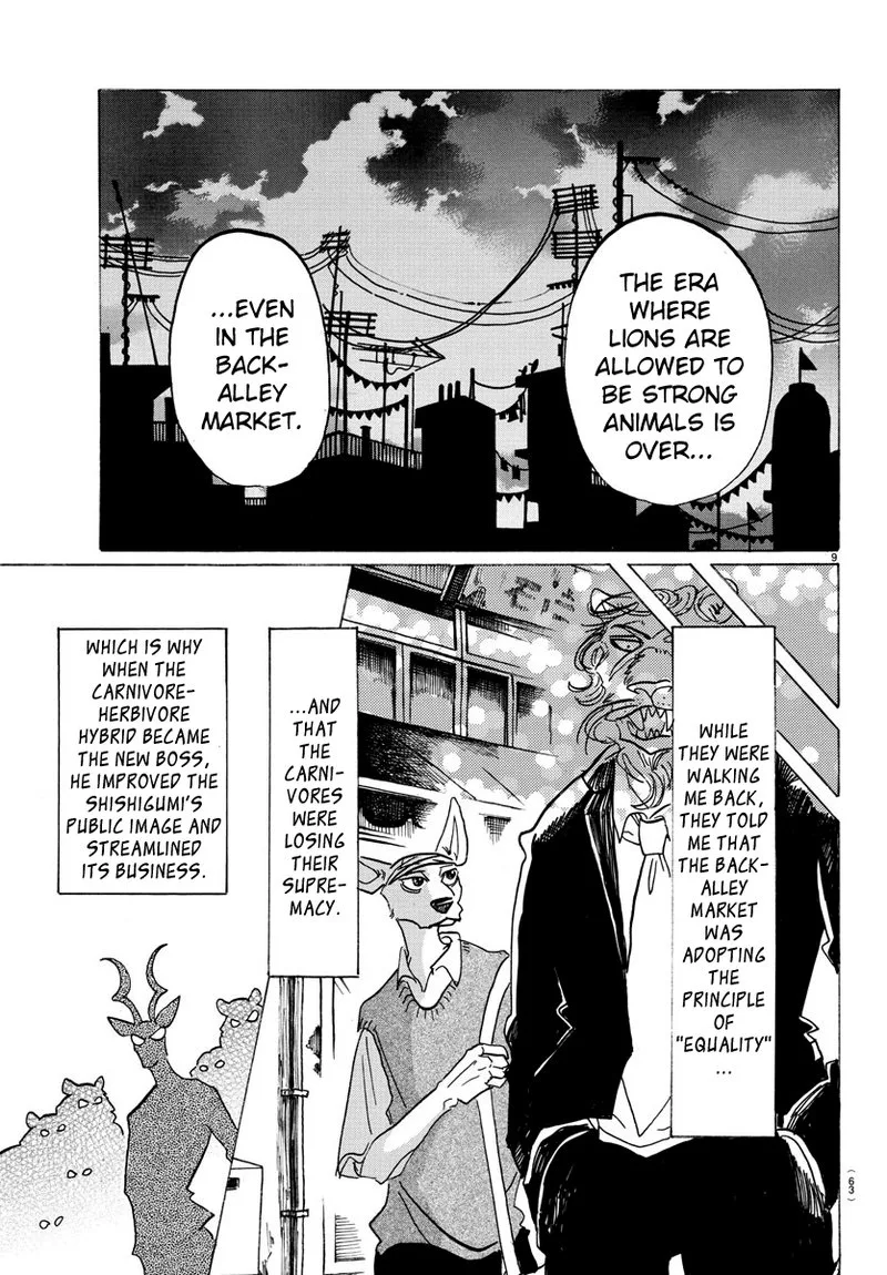 Beastars Chapter 132 page 9