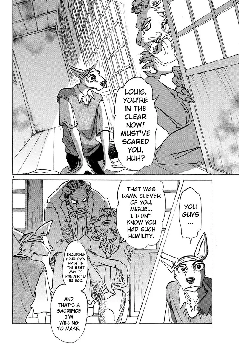 Beastars Chapter 132 page 8