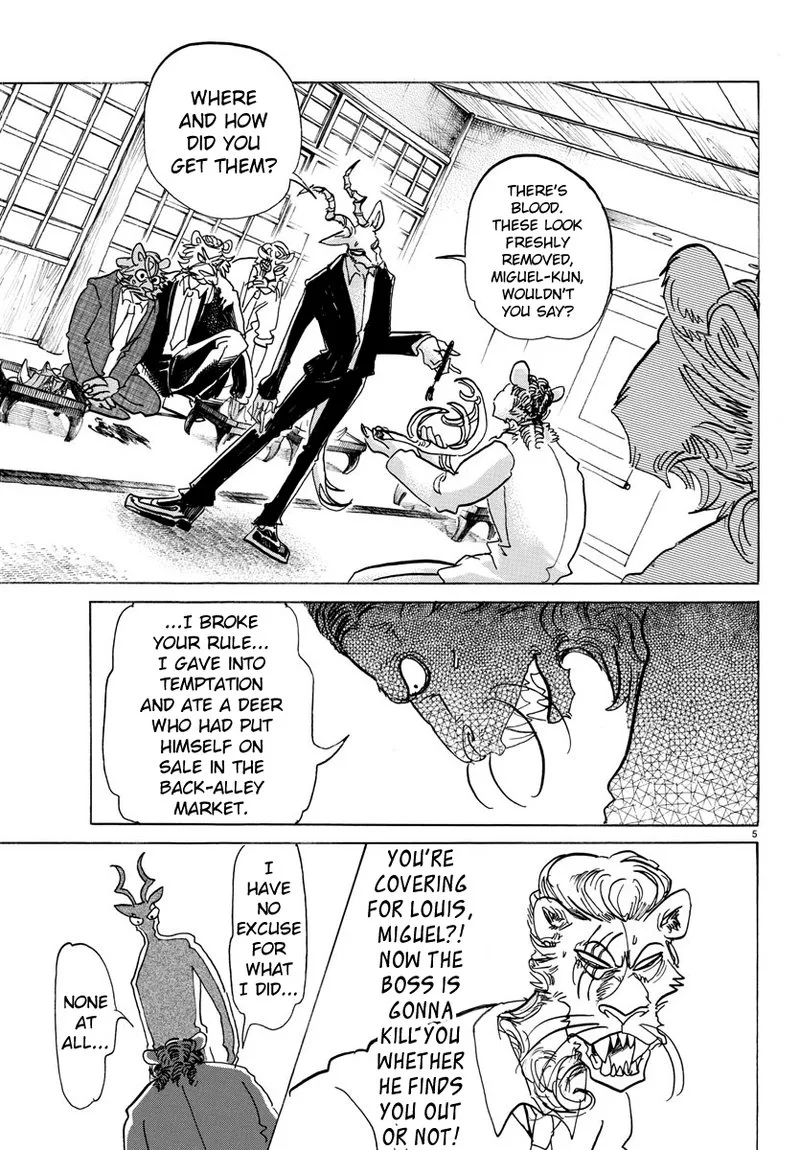 Beastars Chapter 132 page 5