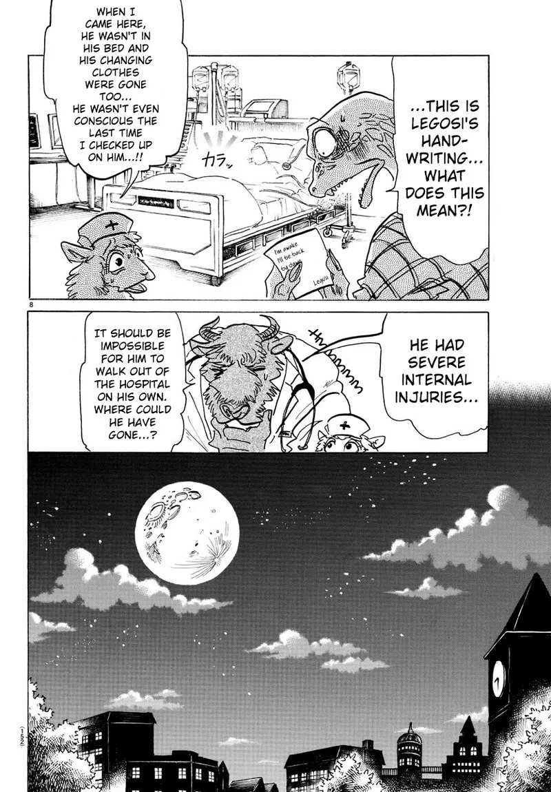 Beastars Chapter 135 page 8