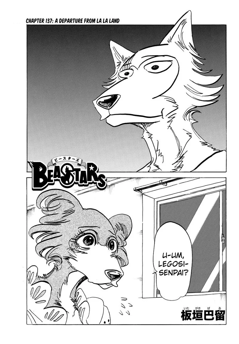 Beastars Chapter 137 page 1