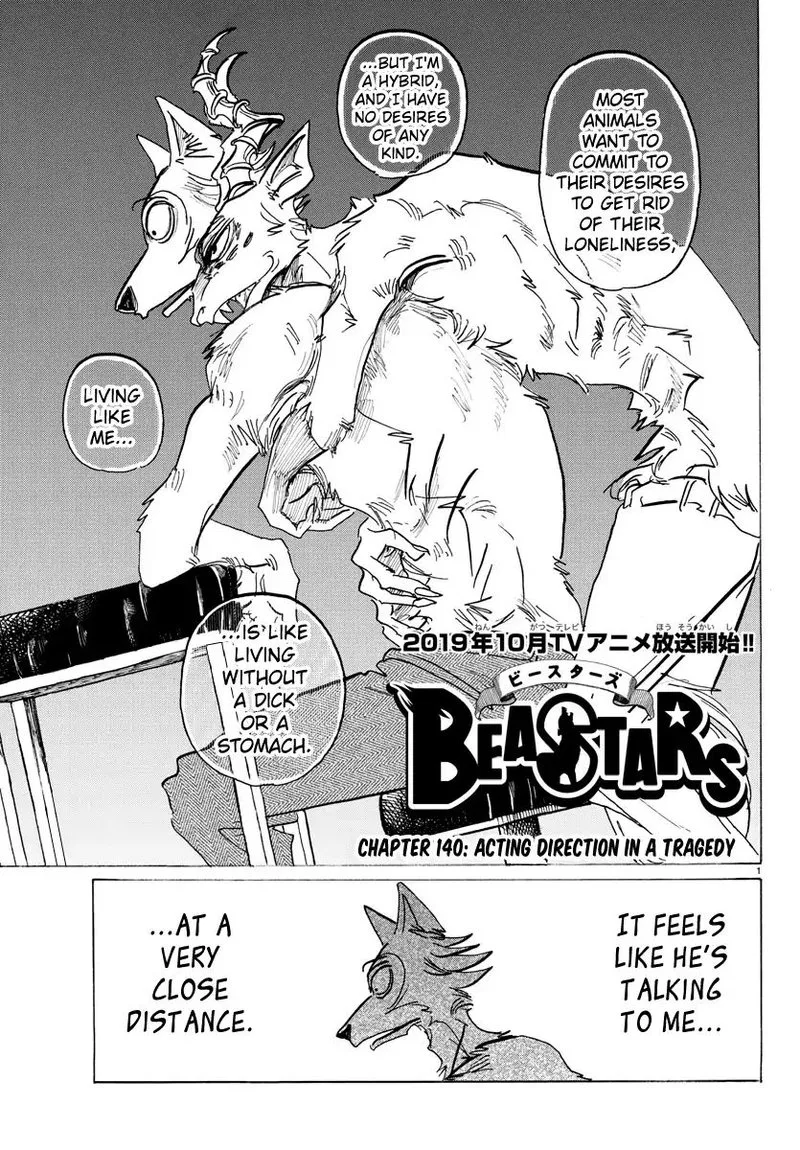 Beastars Chapter 140 page 1