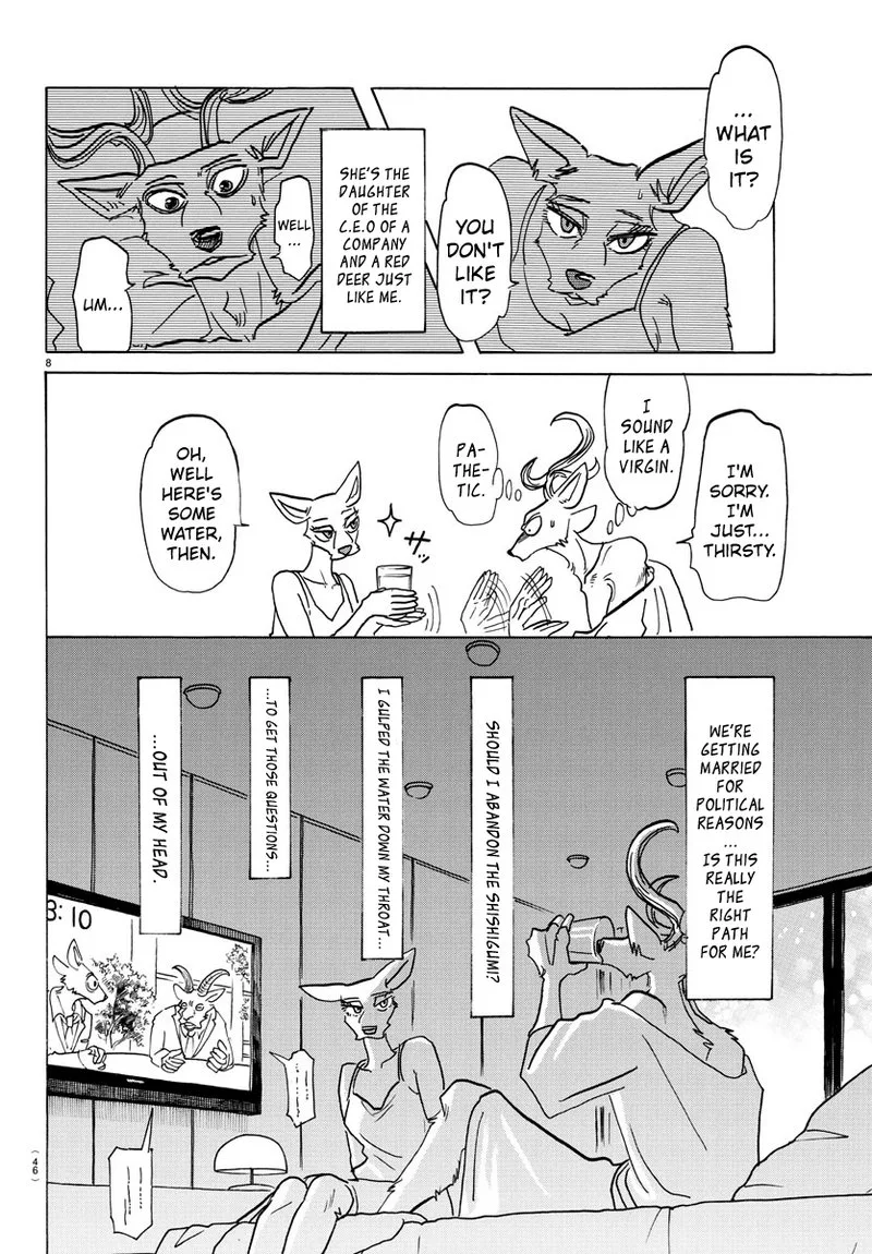 Beastars Chapter 143 page 8
