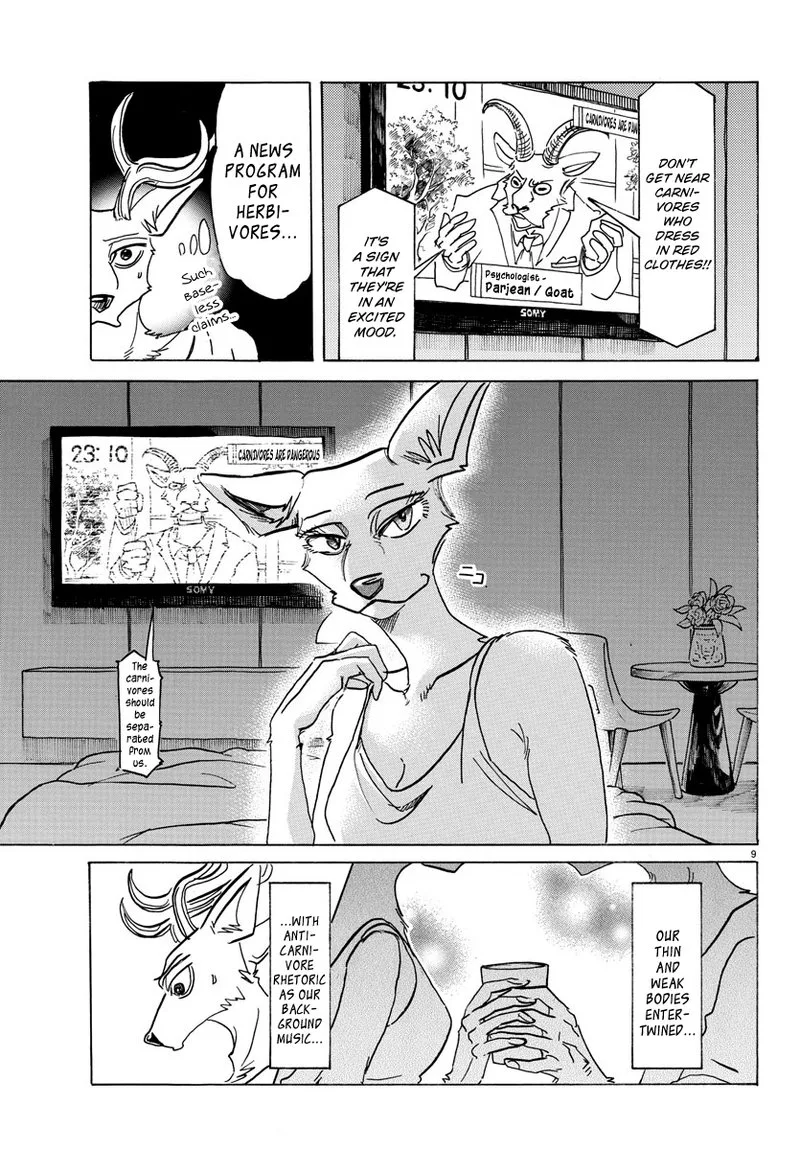 Beastars Chapter 143 page 9