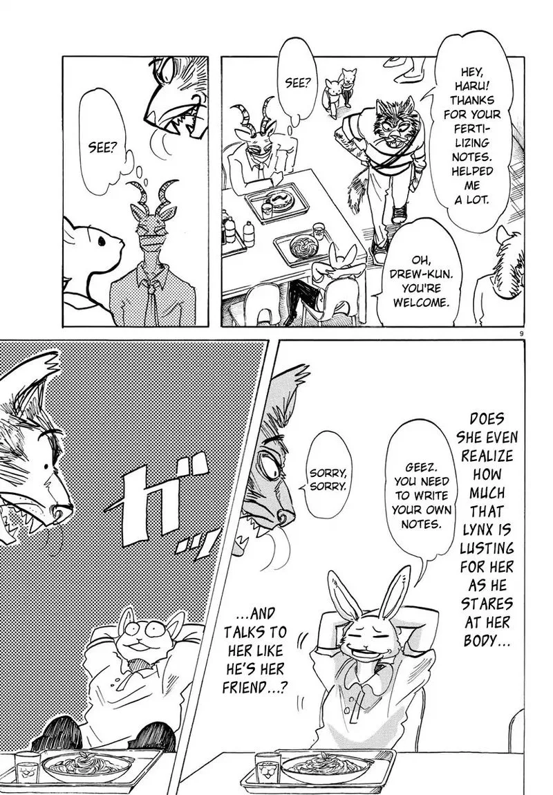 Beastars Chapter 146 page 9