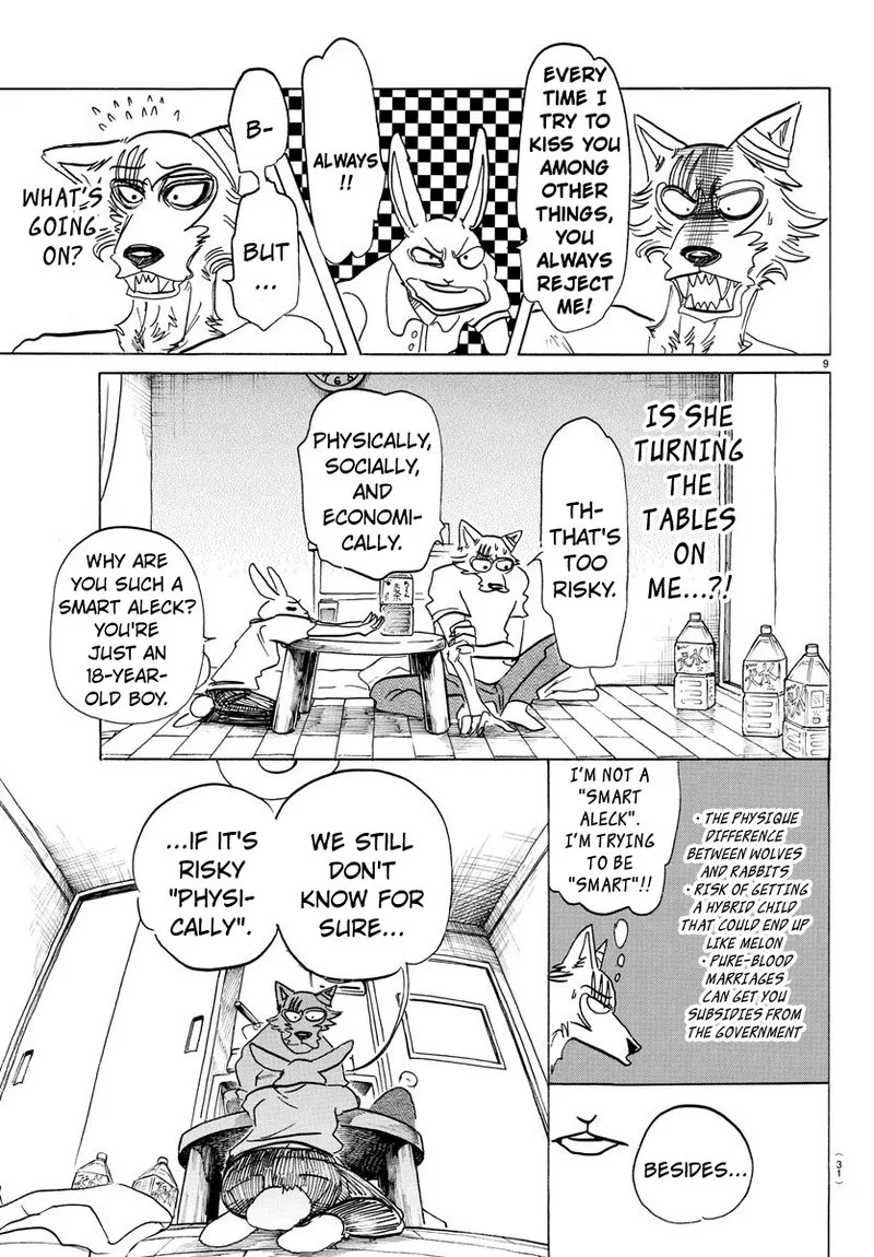 Beastars Chapter 148 page 9