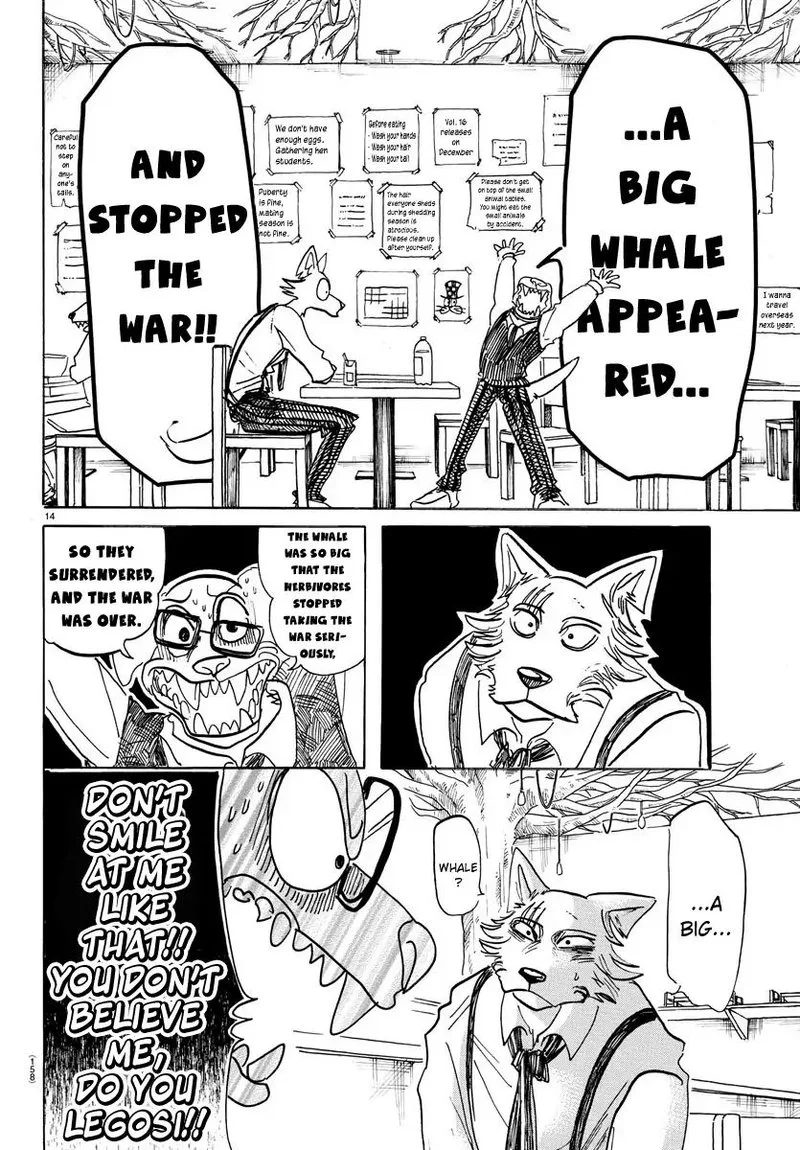 Beastars Chapter 154 page 14
