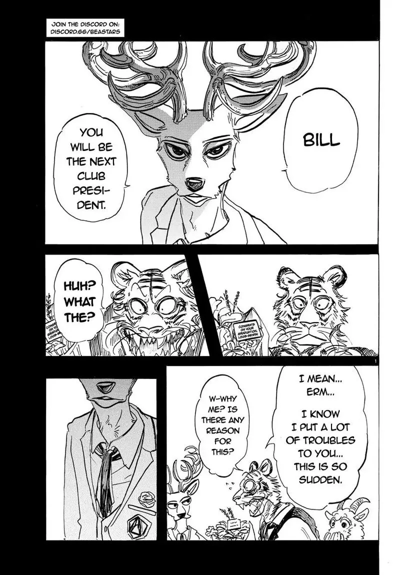 Beastars Chapter 155 page 1