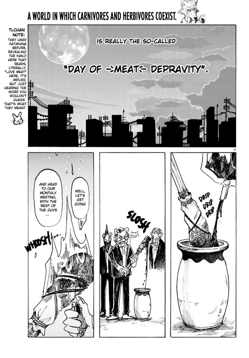 Beastars Chapter 156 page 6