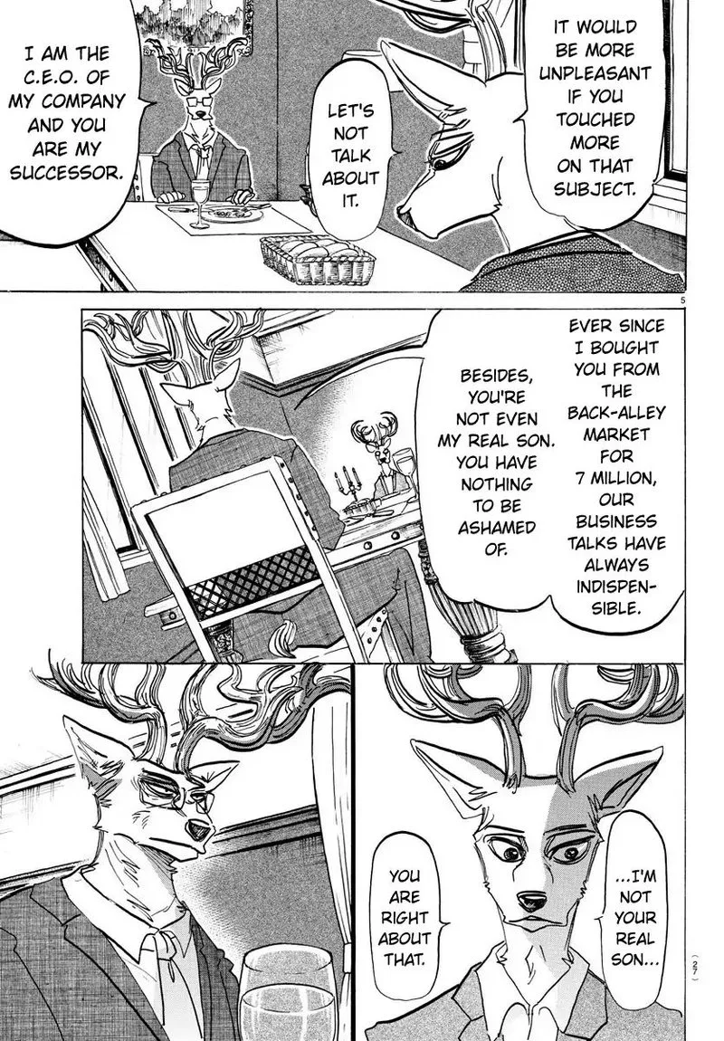 Beastars Chapter 157 page 5