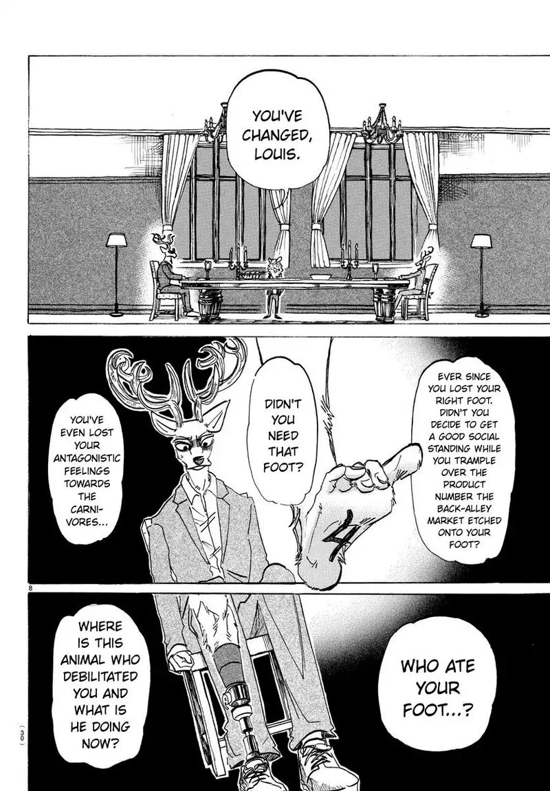 Beastars Chapter 157 page 8