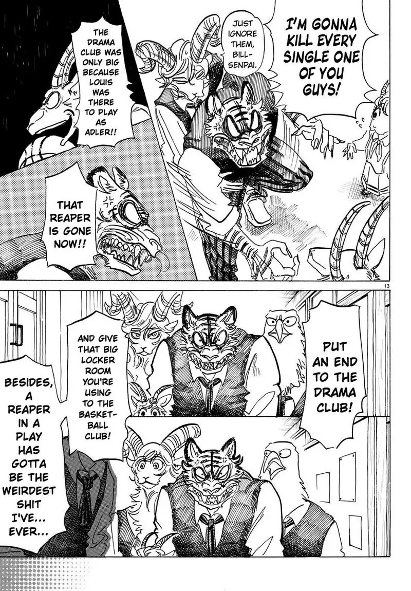 Beastars Chapter 157 page 13