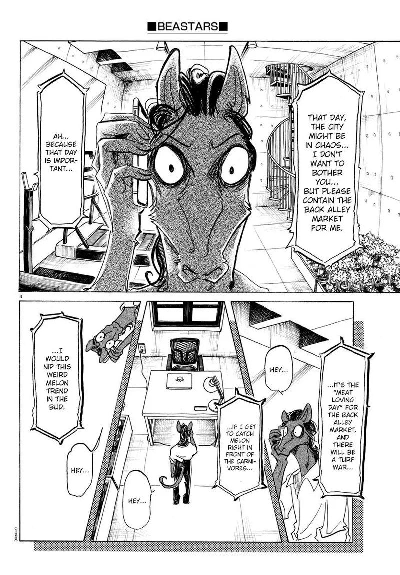 Beastars Chapter 164 page 4