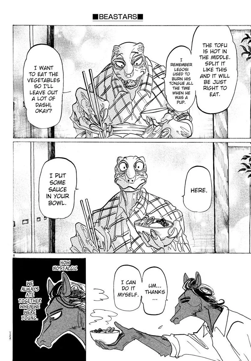 Beastars Chapter 164 page 8