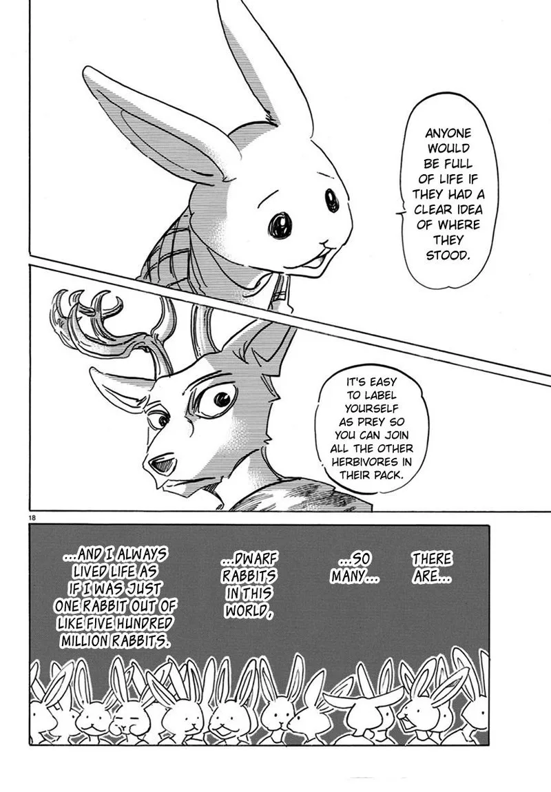Beastars Chapter 166 page 18