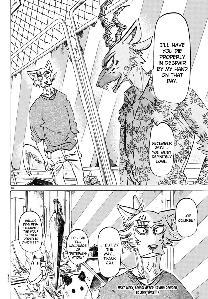 Beastars Chapter 168 page 19