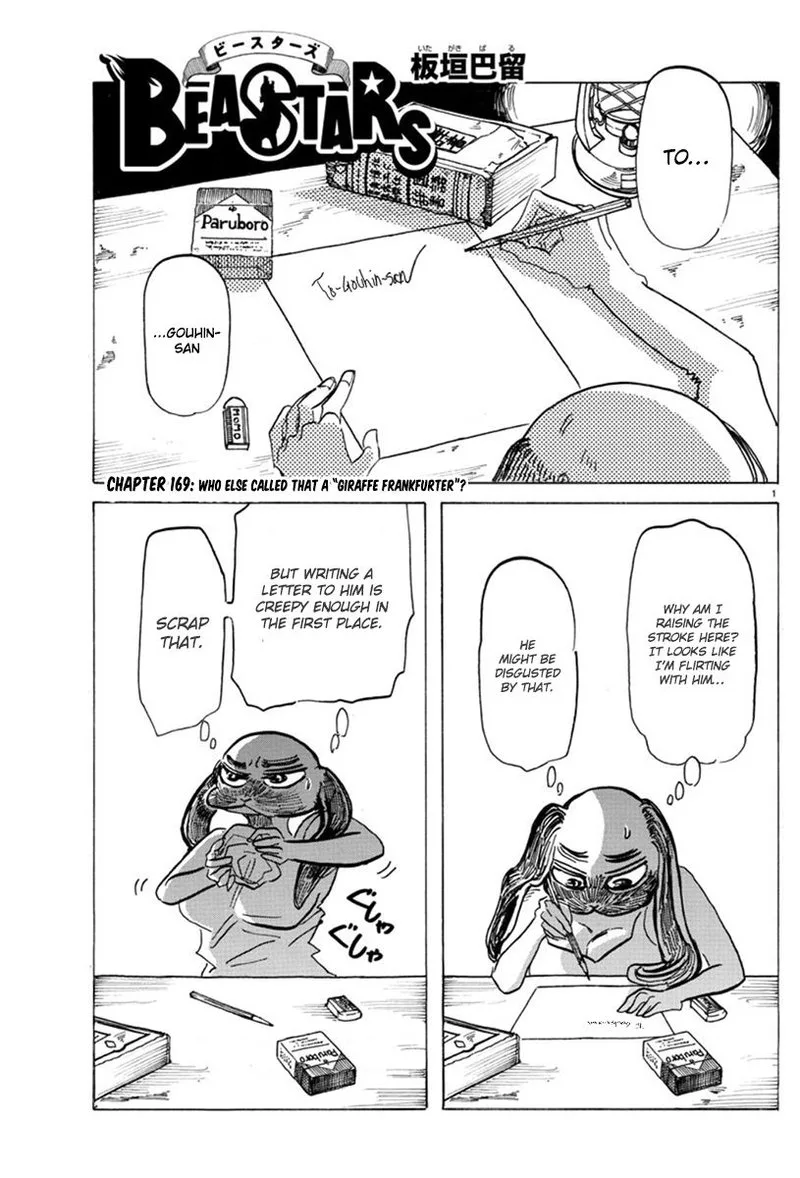 Beastars Chapter 169 page 1
