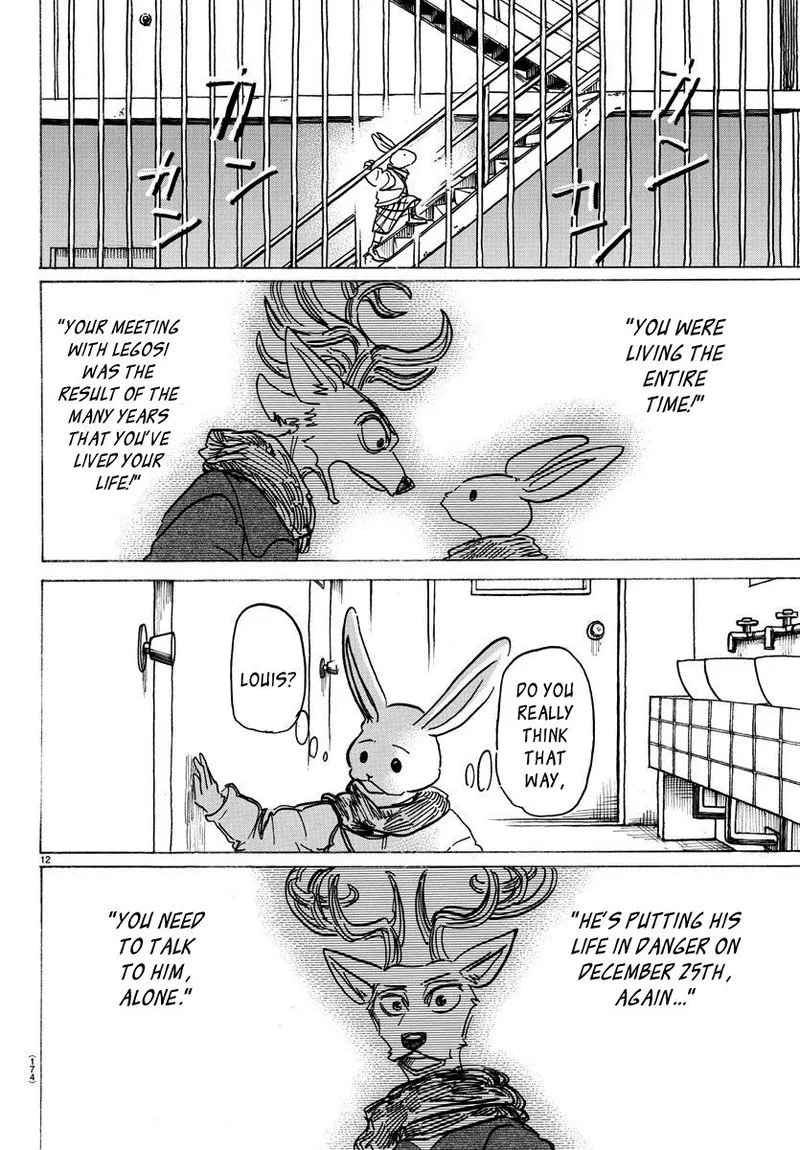 Beastars Chapter 172 page 12