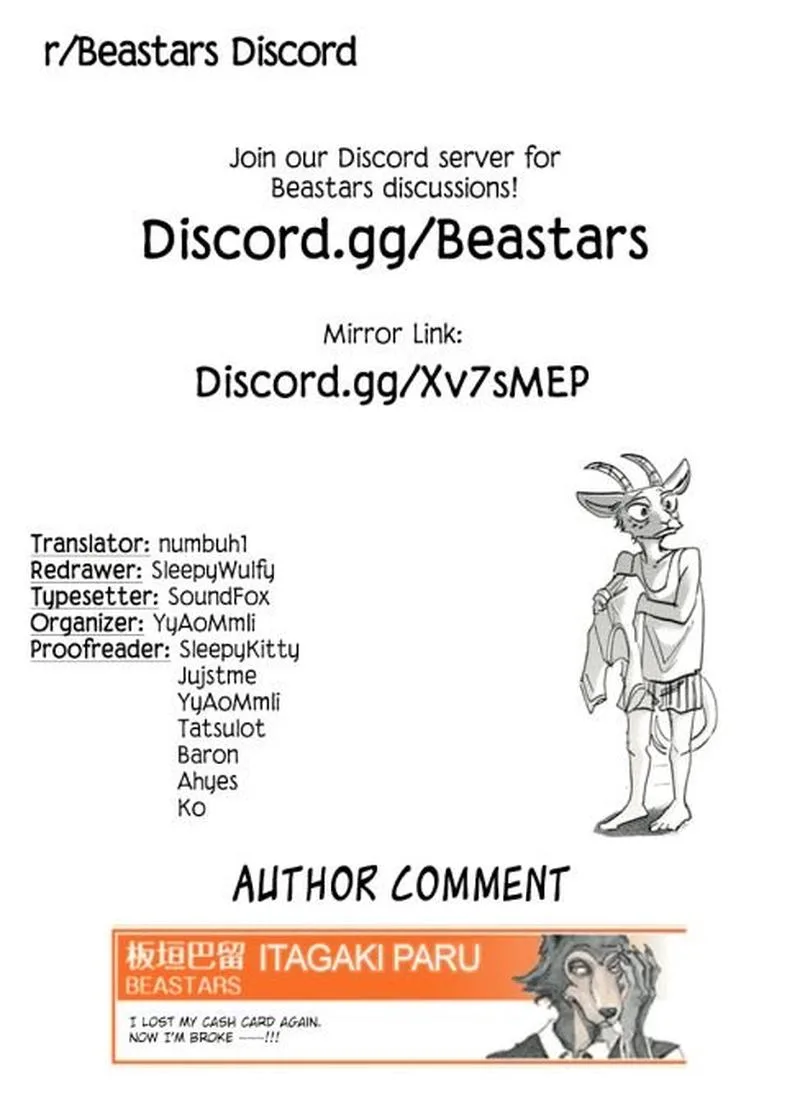 Beastars Chapter 181 page 20