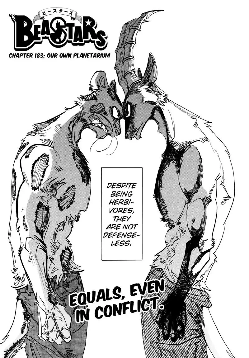 Beastars Chapter 183 page 1