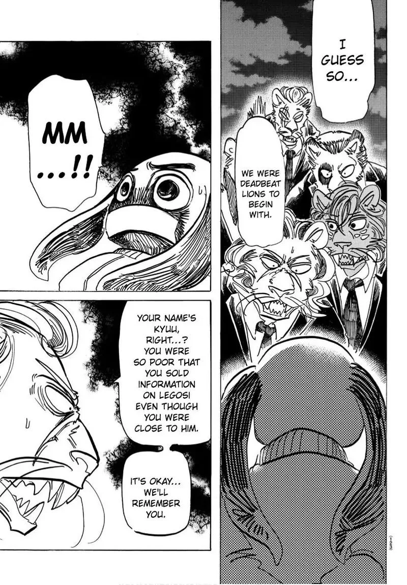 Beastars Chapter 185 page 9