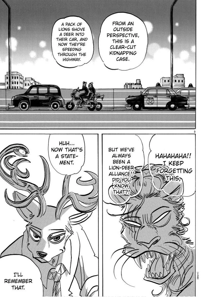 Beastars Chapter 186 page 3