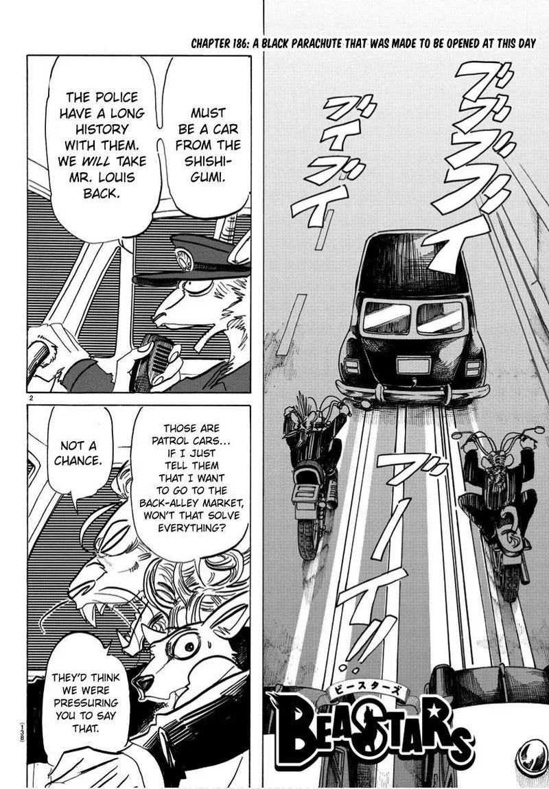 Beastars Chapter 186 page 2