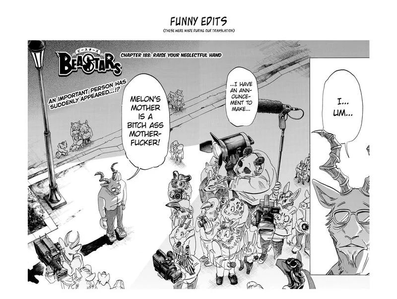 Beastars Chapter 188 page 19