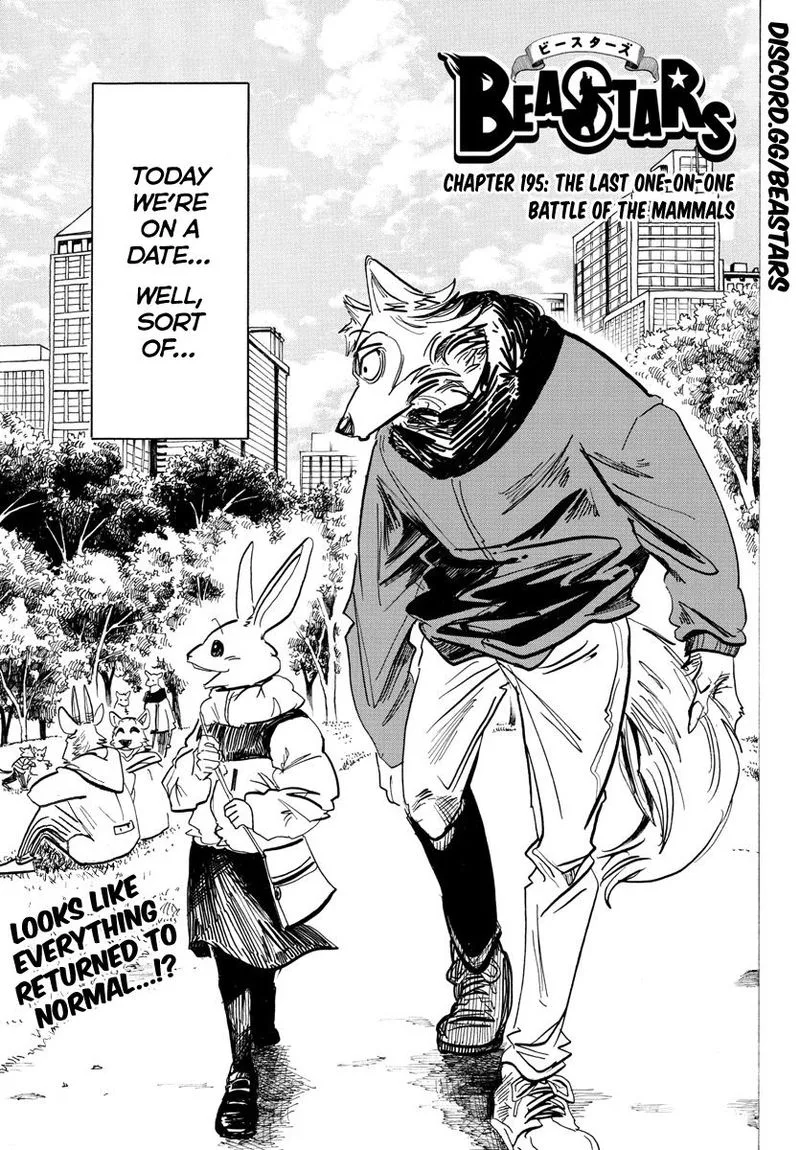 Beastars Chapter 195 page 1