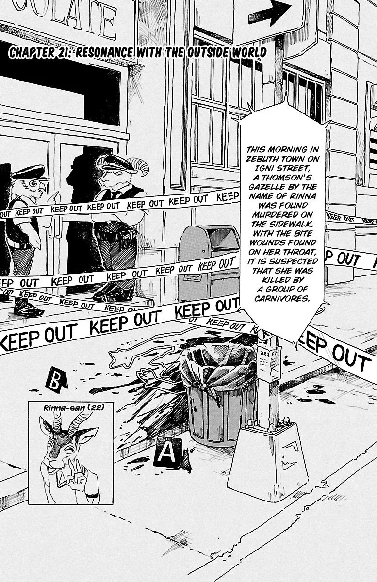 Beastars Chapter 21 page 1