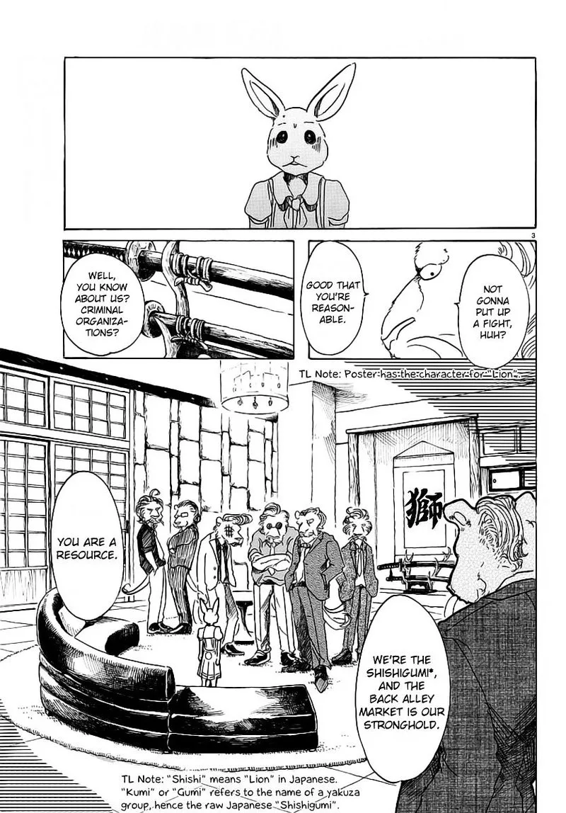 Beastars Chapter 35 page 3