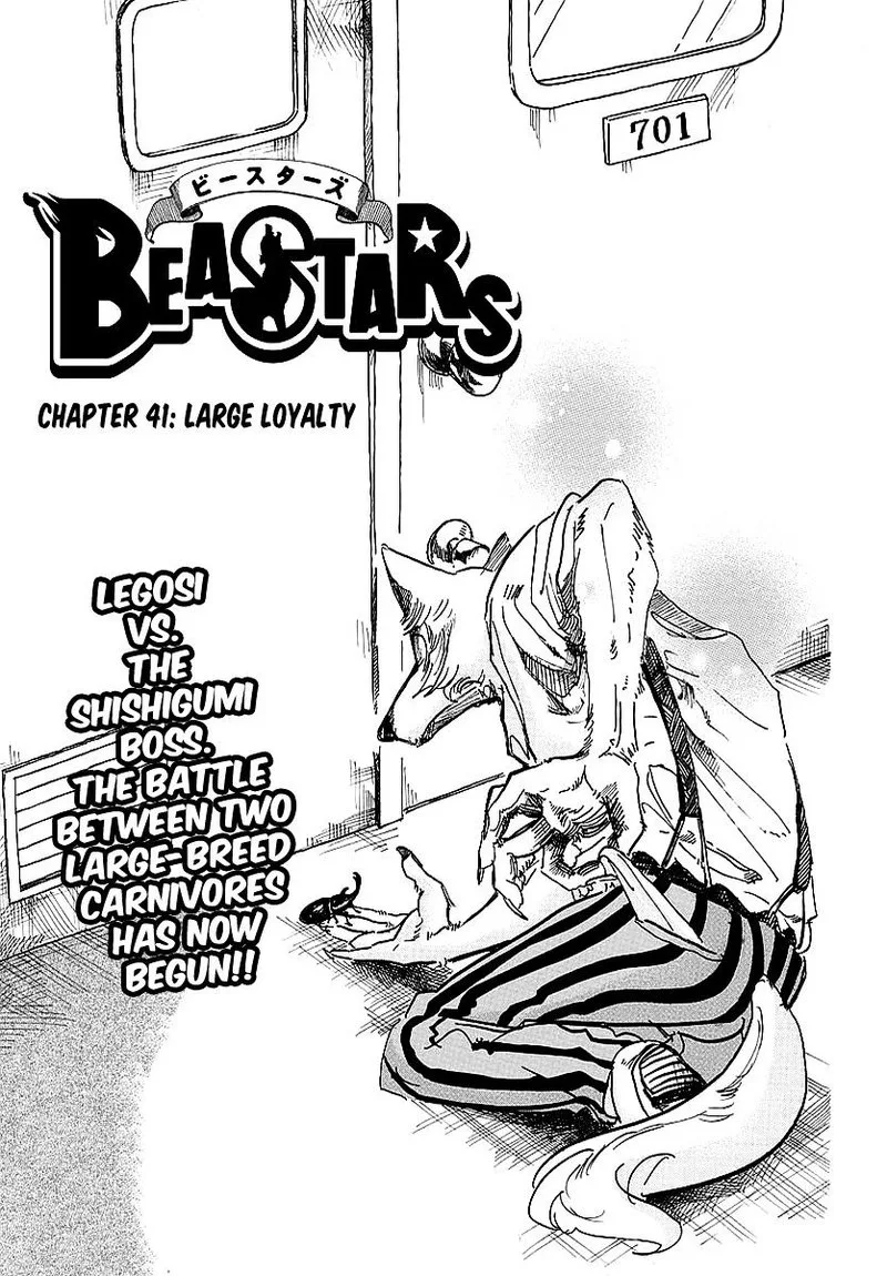 Beastars Chapter 41 page 1