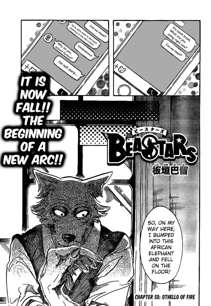 Beastars Chapter 50 page 1