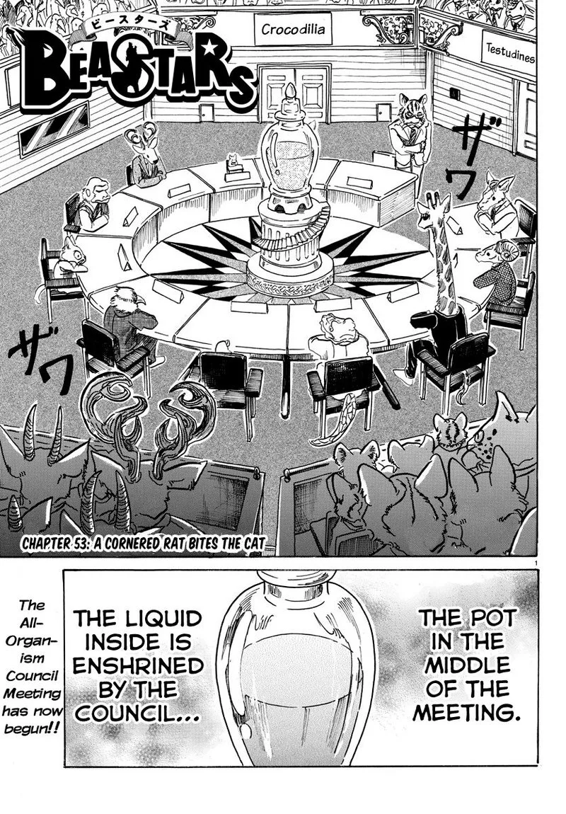 Beastars Chapter 53 page 1