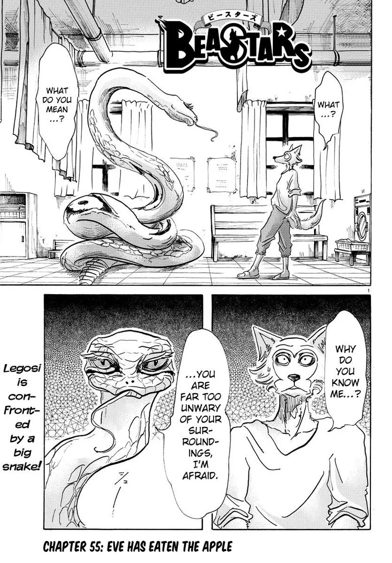 Beastars Chapter 55 page 1