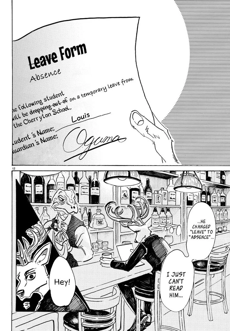 Beastars Chapter 65 page 12
