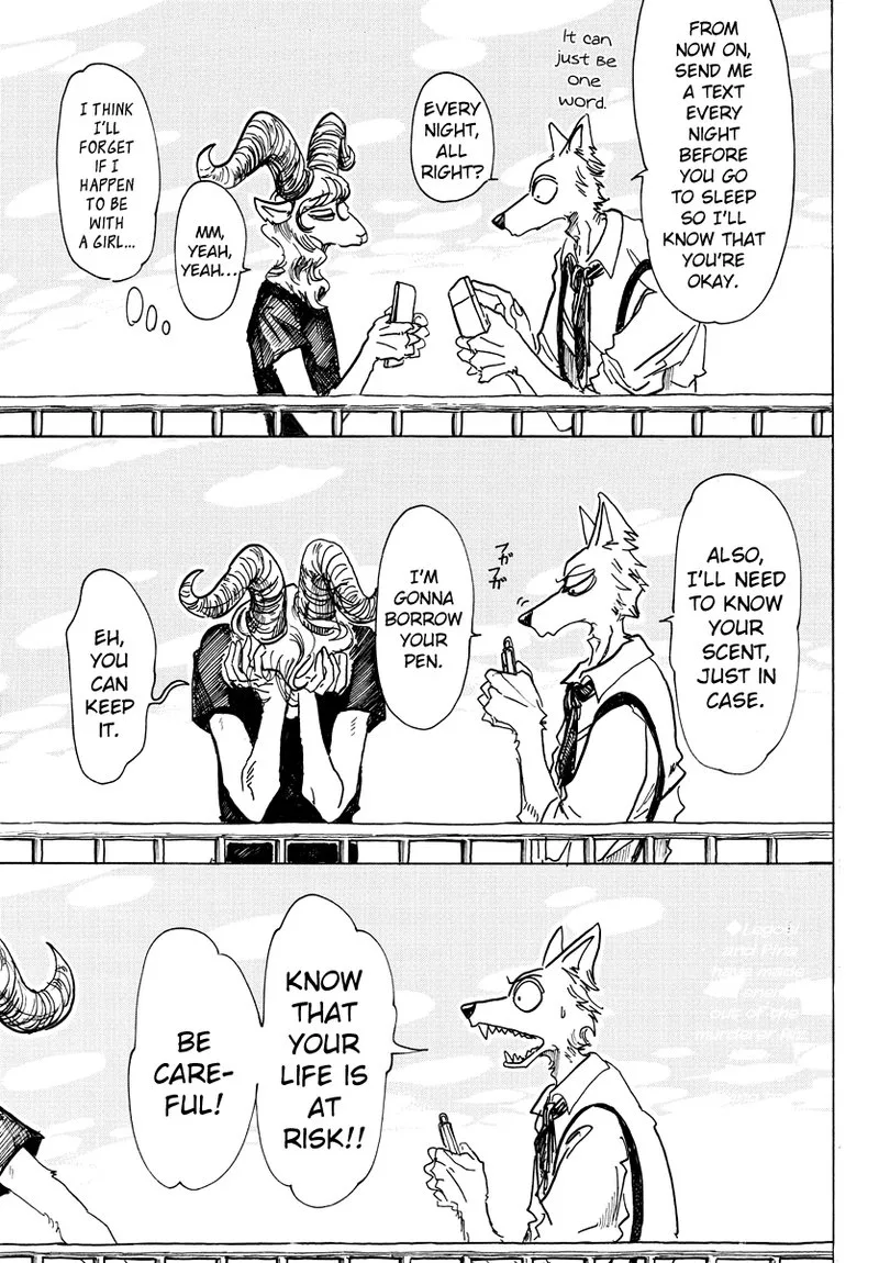 Beastars Chapter 74 page 1