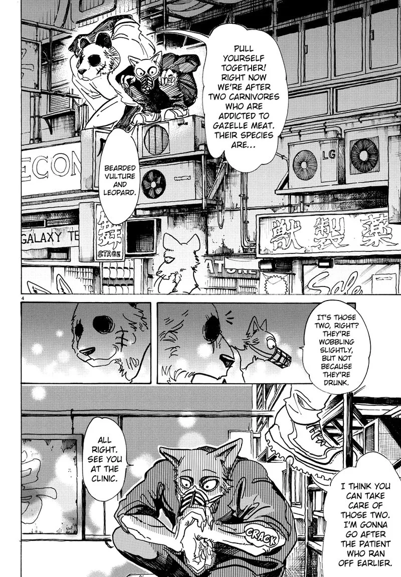 Beastars Chapter 74 page 4