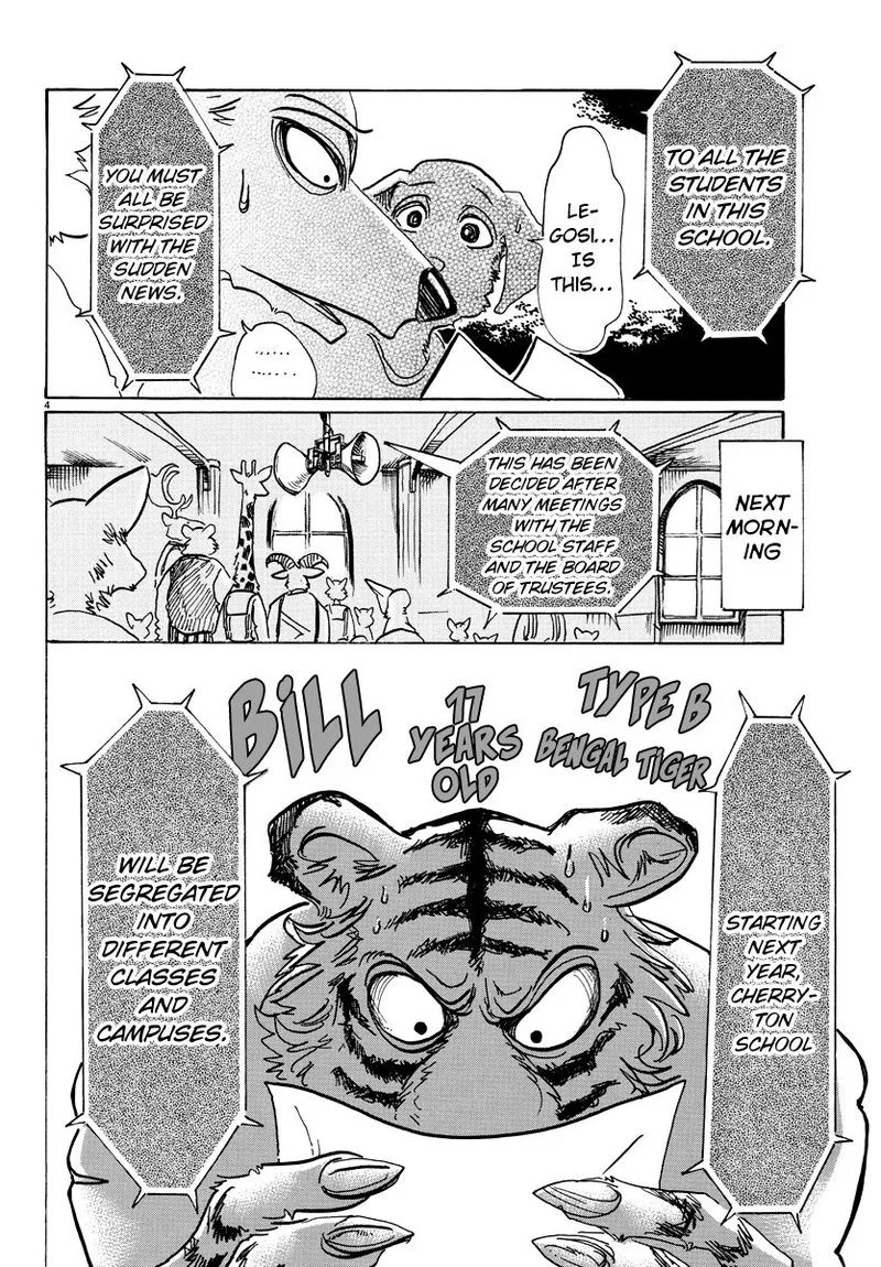Beastars Chapter 78 page 4