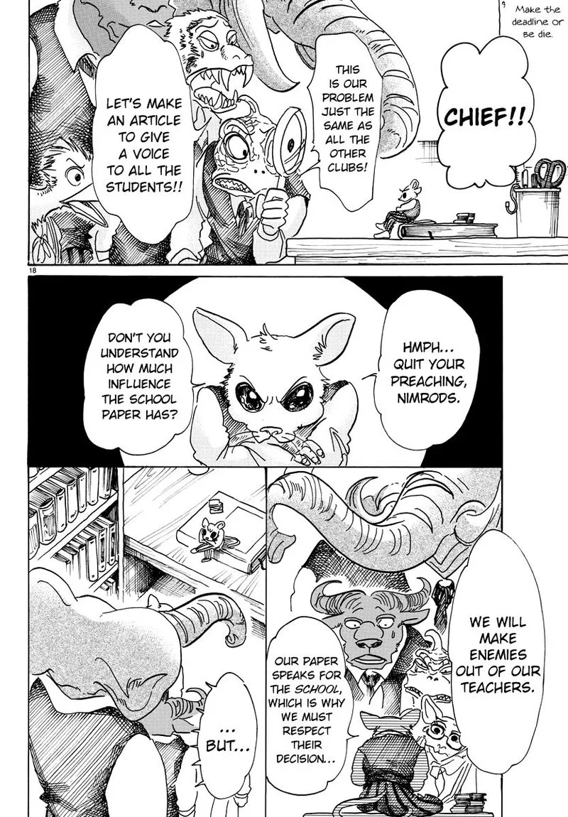 Beastars Chapter 78 page 17