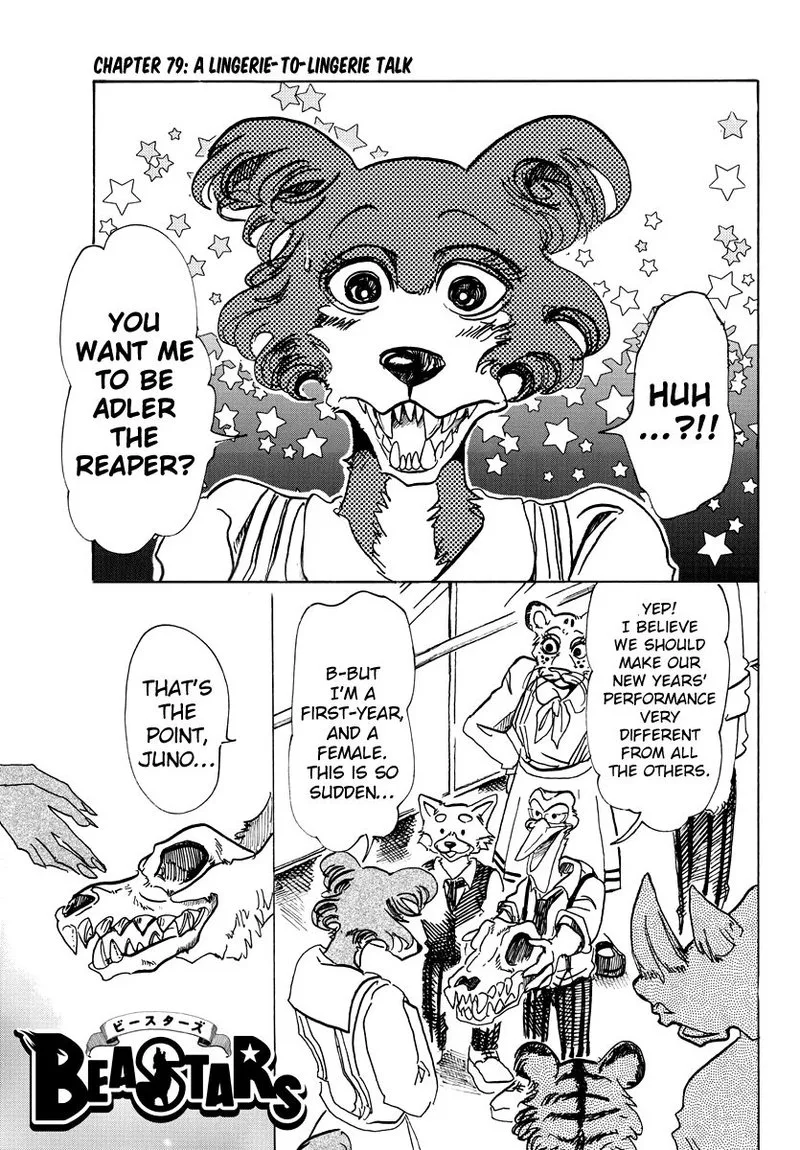 Beastars Chapter 79 page 1