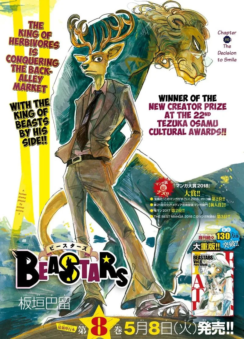 Beastars Chapter 80 page 1