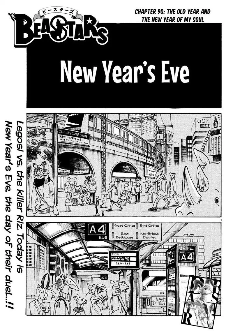 Beastars Chapter 90 page 1