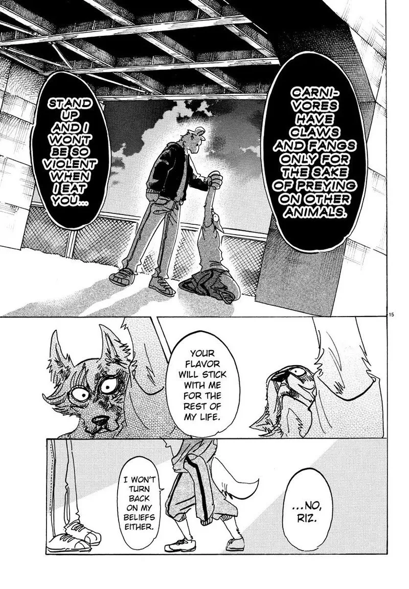 Beastars Chapter 94 page 15