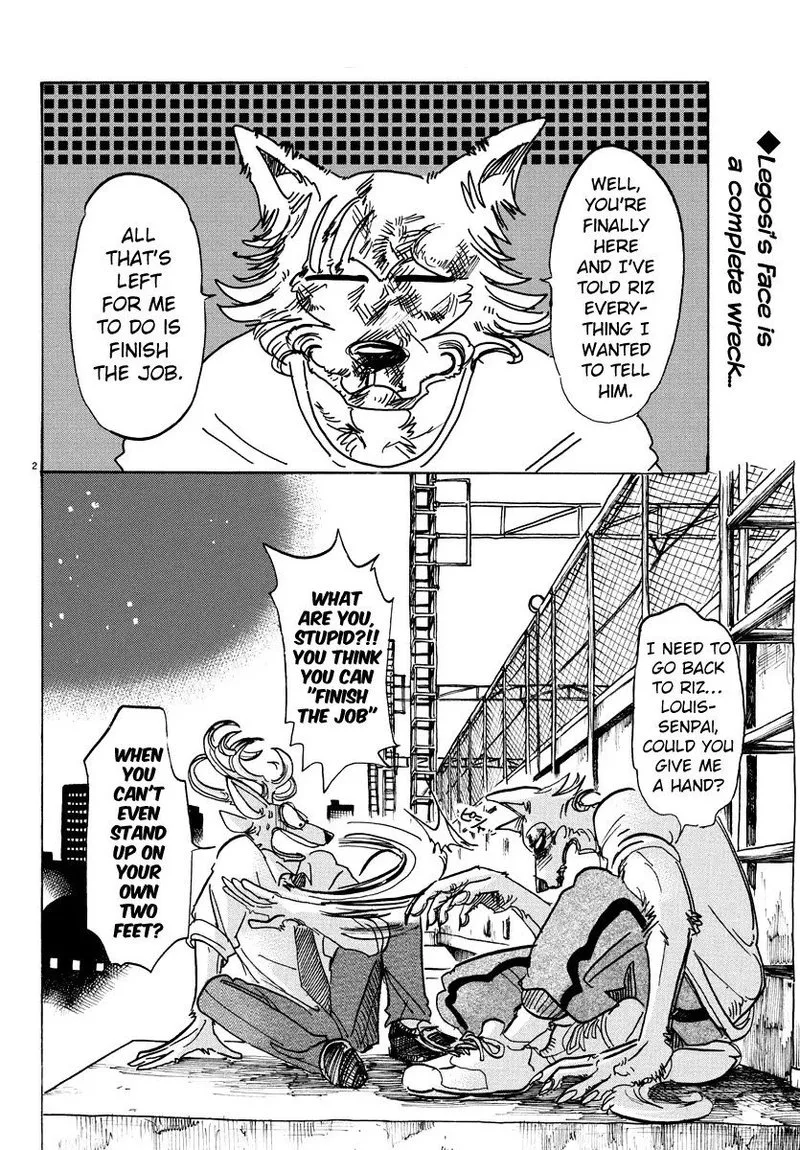 Beastars Chapter 95 page 2