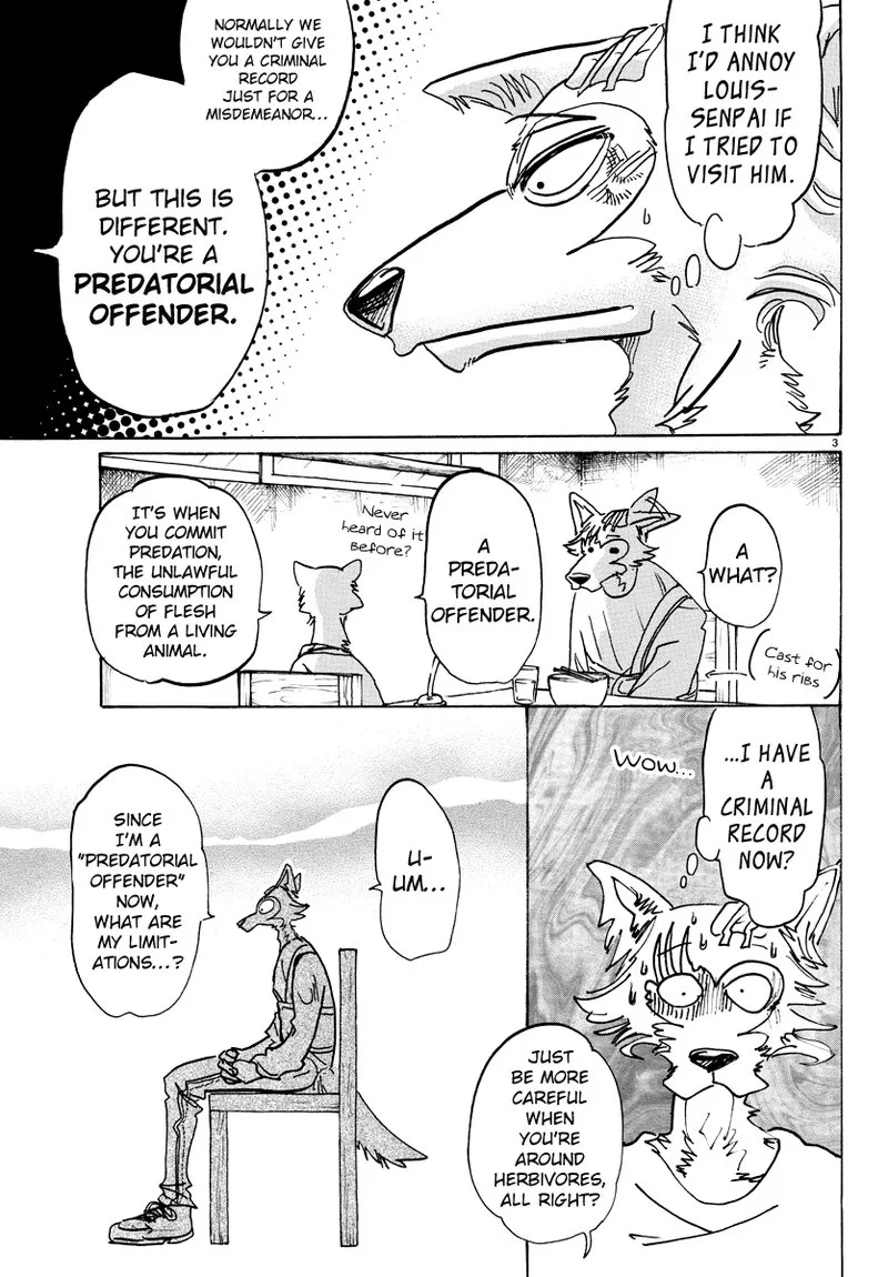 Beastars Chapter 98 page 3