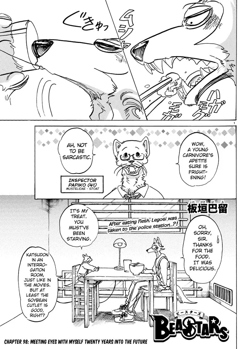 Beastars Chapter 98 page 1