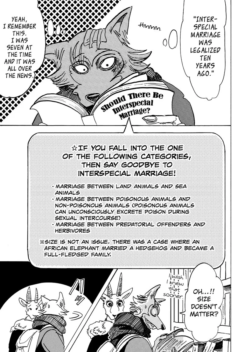 Beastars Chapter 98 page 9