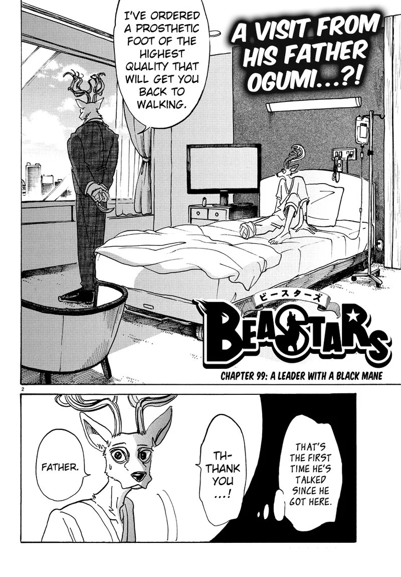 Beastars Chapter 99 page 2